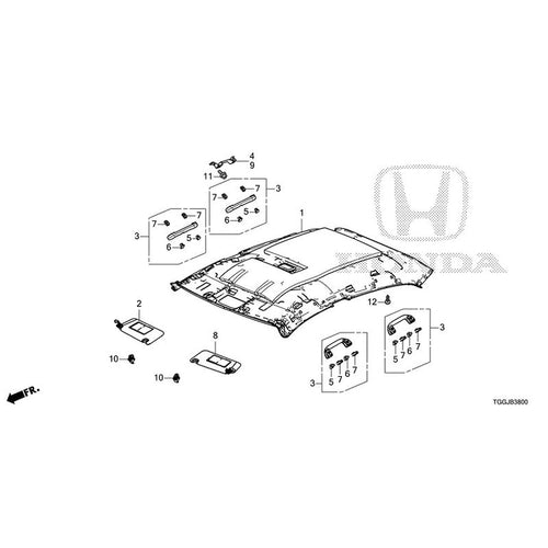 [NEW] JDM HONDA CIVIC FK8 2020 Roof Lining (1) GENUINE OEM