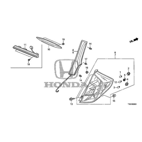 [NEW] JDM HONDA FIT GK5 2017 Taillights GENUINE OEM