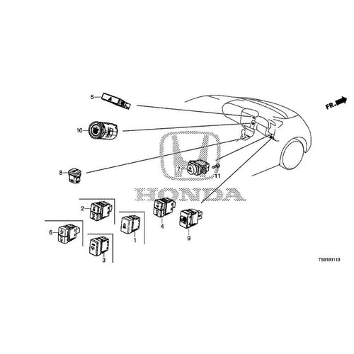 [NEW] JDM HONDA FIT GK5 2017 Switches GENUINE OEM