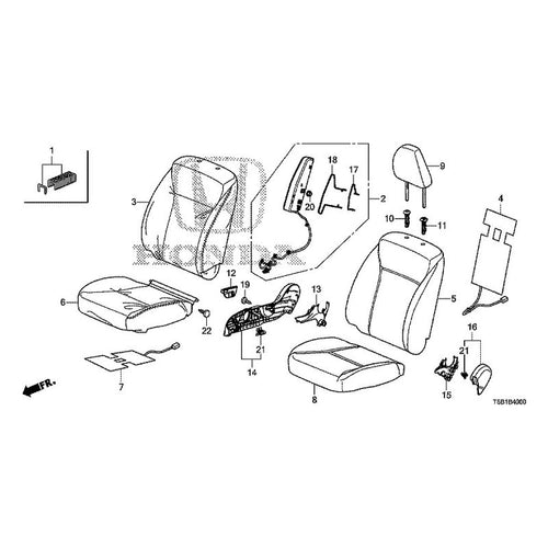 [NEW] JDM HONDA FIT GK5 2017 Front Seat (Driver's Side) GENUINE OEM