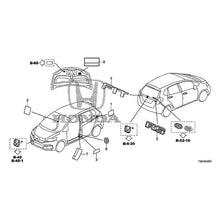 Load image into Gallery viewer, [NEW] JDM HONDA FIT GK5 2017 Emblem Caution Label GENUINE OEM
