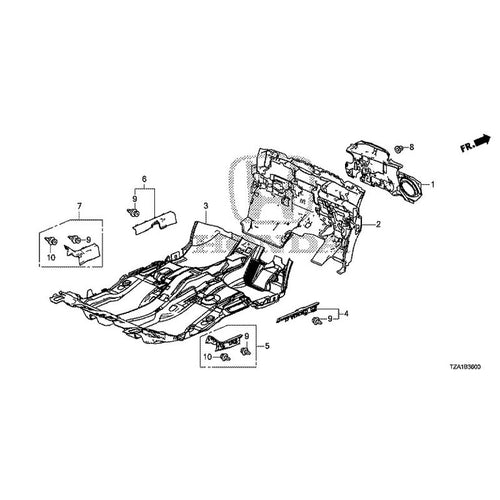 [NEW] JDM HONDA FIT GR1 2020 Floor Mat GENUINE OEM