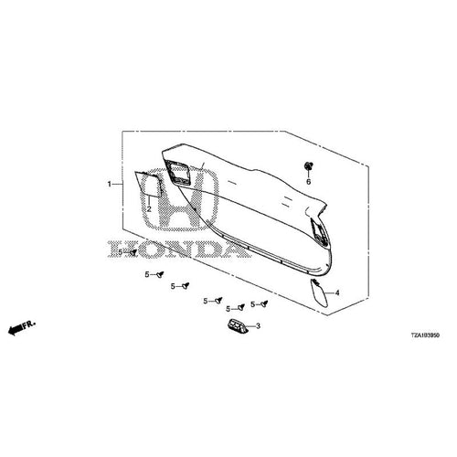 [NEW] JDM HONDA FIT GR1 2020 Tailgate Lining GENUINE OEM