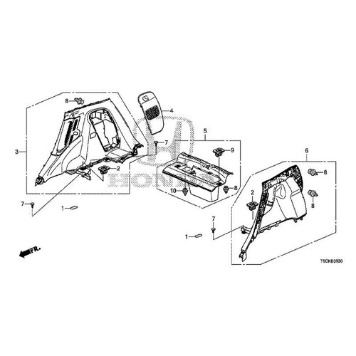 [NEW] JDM HONDA FIT HYBRID GP5 2017 Side Lining GENUINE OEM