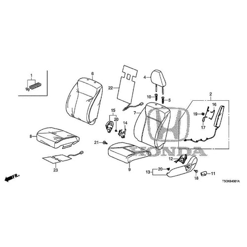 [NEW] JDM HONDA FIT HYBRID GP5 2017 Front Seat (Passenger Side) GENUINE OEM