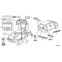 Load image into Gallery viewer, [NEW] JDM HONDA FIT HYBRID GP5 2017 Emblem/Caution Label GENUINE OEM
