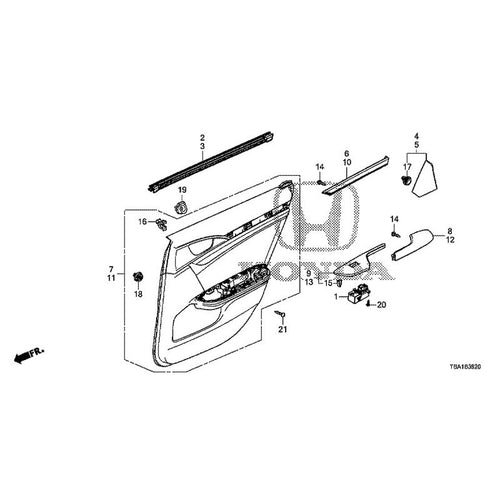 [NEW] JDM HONDA CIVIC FC1 2020 Rear Door Lining GENUINE OEM