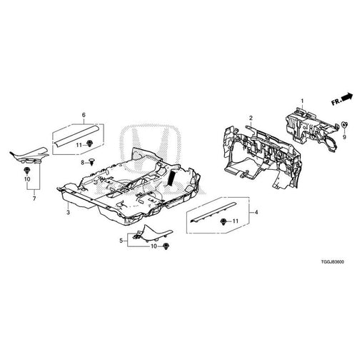 [NEW] JDM HONDA CIVIC FK7 2021 Floor Mat GENUINE OEM