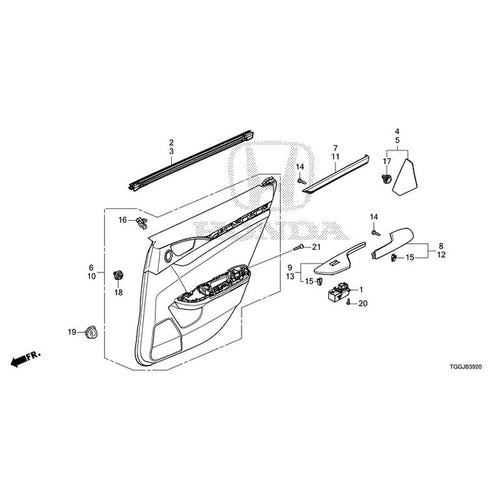 [NEW] JDM HONDA CIVIC FK7 2021 Rear Door Lining (1) GENUINE OEM