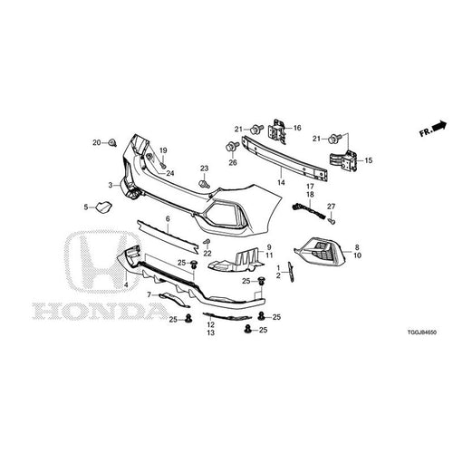 [NEW] JDM HONDA CIVIC FK7 2021 Rear Bumper GENUINE OEM