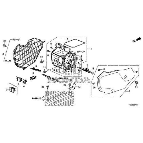 [NEW] JDM HONDA ODYSSEY RC1 2021 Center Table GENUINE OEM