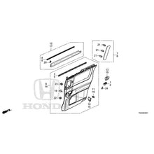 Load image into Gallery viewer, [NEW] JDM HONDA ODYSSEY RC1 2021 Sliding Door Lining (140/540) GENUINE OEM
