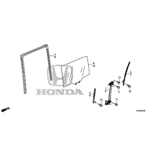 [NEW] JDM HONDA ODYSSEY RC1 2021 Sliding Door Glass/Regulator GENUINE OEM