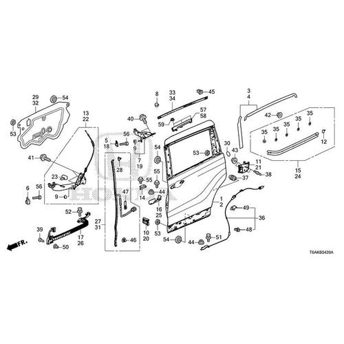 [NEW] JDM HONDA ODYSSEY RC1 2021 Sliding Door Panel GENUINE OEM