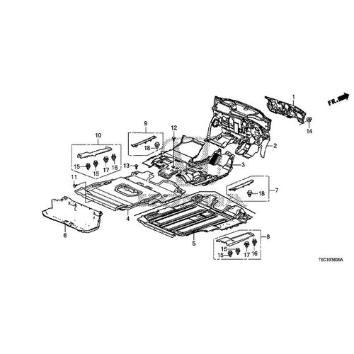 [NEW] JDM HONDA ODYSSEY e:HEV RC4 2021 Floor Mat GENUINE OEM