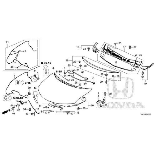 [NEW] JDM HONDA ODYSSEY e:HEV RC4 2021 Hood GENUINE OEM