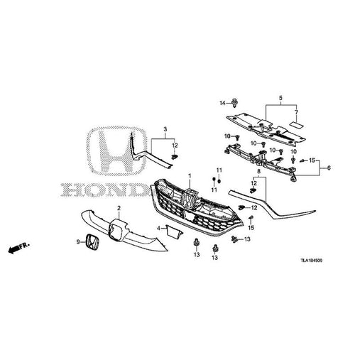 [NEW] JDM HONDA CR-V RW1 2021 Front Grill GENUINE OEM