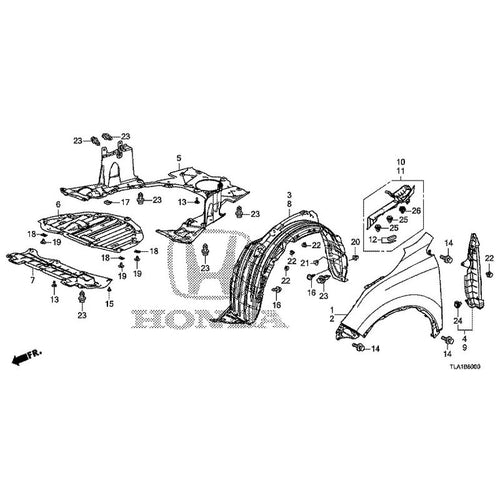 [NEW] JDM HONDA CR-V RW1 2021 Front Fenders GENUINE OEM