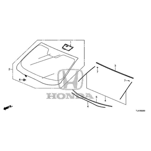 [NEW] JDM HONDA CR-V RW1 2021 Front Windshield GENUINE OEM