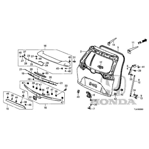 [NEW] JDM HONDA CR-V RW1 2021 Tailgate GENUINE OEM