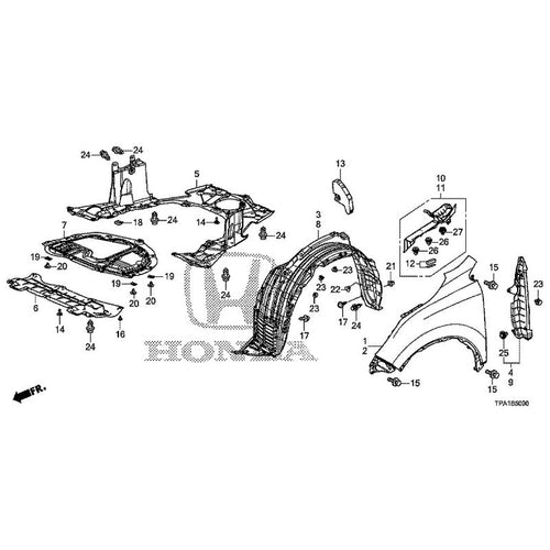 [NEW] JDM HONDA CR-V HYBRID RT5 2020 Front Fenders GENUINE OEM
