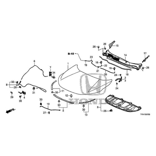 [NEW] JDM HONDA CR-V HYBRID RT5 2020 Hood GENUINE OEM