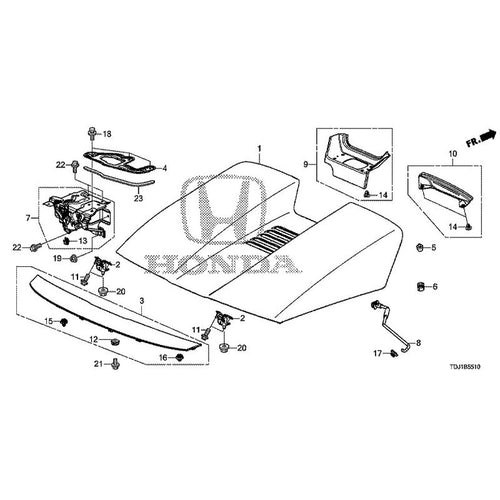 [NEW] JDM HONDA S660 JW5 2020 Rear Hood GENUINE OEM