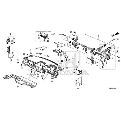 [NEW] JDM HONDA VEZEL RV3 2021 Instrument panel GENUINE OEM