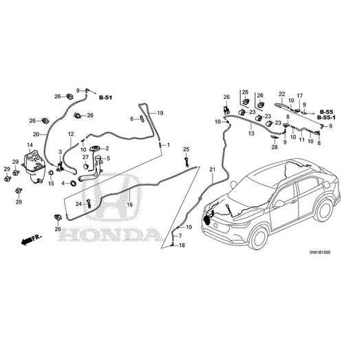 [NEW] JDM HONDA VEZEL e:HEV RV5 2021 Windshield Washer GENUINE OEM