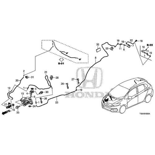 [NEW] JDM HONDA FIT GK5 2016 Windshield Washer GENUINE OEM