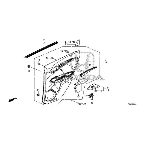 [NEW] JDM HONDA FIT GK5 2014 Rear Door Lining GENUINE OEM