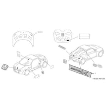 Load image into Gallery viewer, [NEW] JDM HONDA S660 JW5 2020 Modulo X Emblem/Caution Label GENUINE OEM
