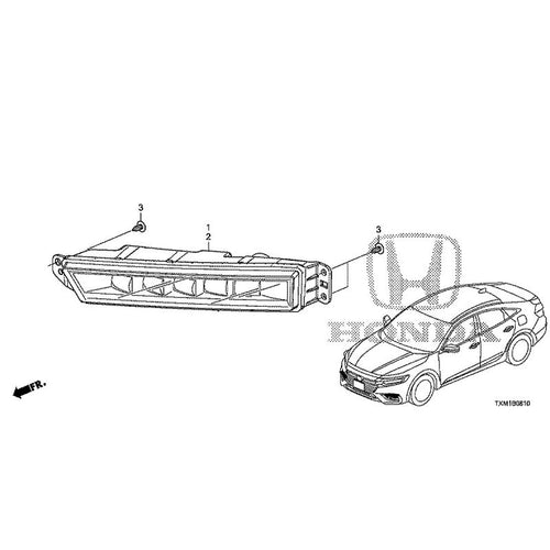 [NEW] JDM HONDA INSIGHT ZE4 2021 Fog Lights GENUINE OEM
