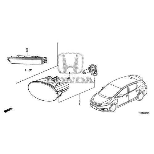[NEW] JDM HONDA JADE FR5 2019 Fog Lights GENUINE OEM