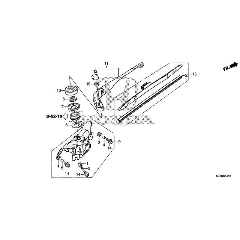 [NEW] JDM HONDA CR-Z ZF2 2016 Rear Windshield Wiper GENUINE OEM – JDM ...