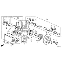 Load image into Gallery viewer, [NEW] JDM HONDA CR-Z ZF2 2016 Rear Brakes (120) GENUINE OEM
