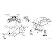 Load image into Gallery viewer, [NEW] JDM HONDA FIT e:HEV GR3 2021 Emblem/Caution Label GENUINE OEM
