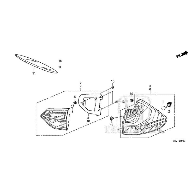 [NEW] JDM HONDA FREED+ HYBRID GB7 2020 Taillights GENUINE OEM