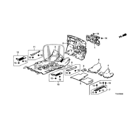 [NEW] JDM HONDA N-BOX JF3 2021 Floor Mat GENUINE OEM