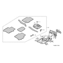 Load image into Gallery viewer, [NEW] JDM HONDA FIT e:HEV GR3 2021 Modulo X Floor Carpet Mat (NH167L) GENUINE OEM
