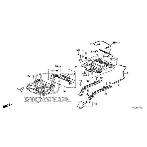 [NEW] JDM HONDA N-BOX CUSTOM JF3 2021 Rear Seat Short Part (L.) GENUINE OEM