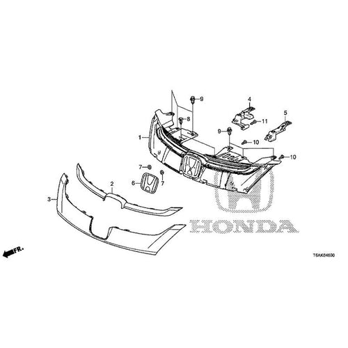 [NEW] JDM HONDA ODYSSEY RC1 2020 Front grill (-130/530) GENUINE OEM