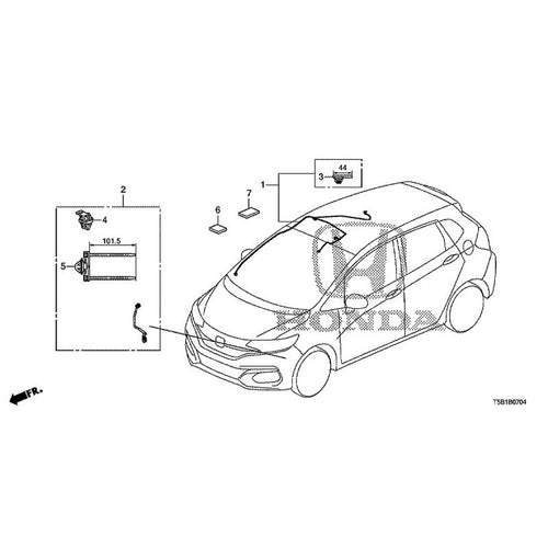 [NEW] JDM HONDA FIT GK5 2017 Console (2) GENUINE OEM