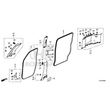 Load image into Gallery viewer, [NEW] JDM HONDA STEP WGN e:HEV RP8 2022 Pillar Garnish GENUINE OEM
