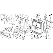 Load image into Gallery viewer, [NEW] JDM HONDA STEP WGN e:HEV RP8 2022 Tailgate GENUINE OEM
