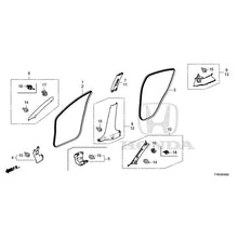 Load image into Gallery viewer, [NEW] JDM HONDA VEZEL HYBRID RU3 2020 Pillar Garnish GENUINE OEM
