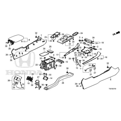 [NEW] JDM HONDA CIVIC FL4 2023 Console GENUINE OEM