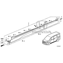 Load image into Gallery viewer, [NEW] JDM HONDA STEP WGN SPADA RP5 2020 Side Sill Garnish GENUINE OEM
