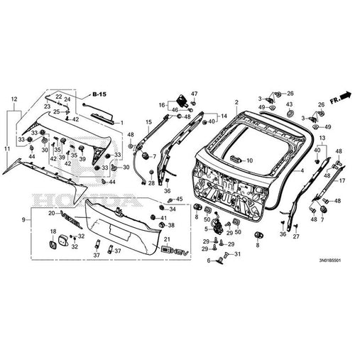 [NEW] JDM HONDA VEZEL e:HEV RV5 2021 Tailgate (Power) GENUINE OEM