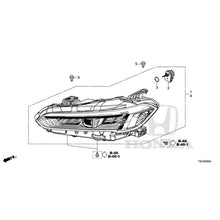 Load image into Gallery viewer, [NEW] JDM HONDA CIVIC FL5 2023 Headlight GENUINE OEM
